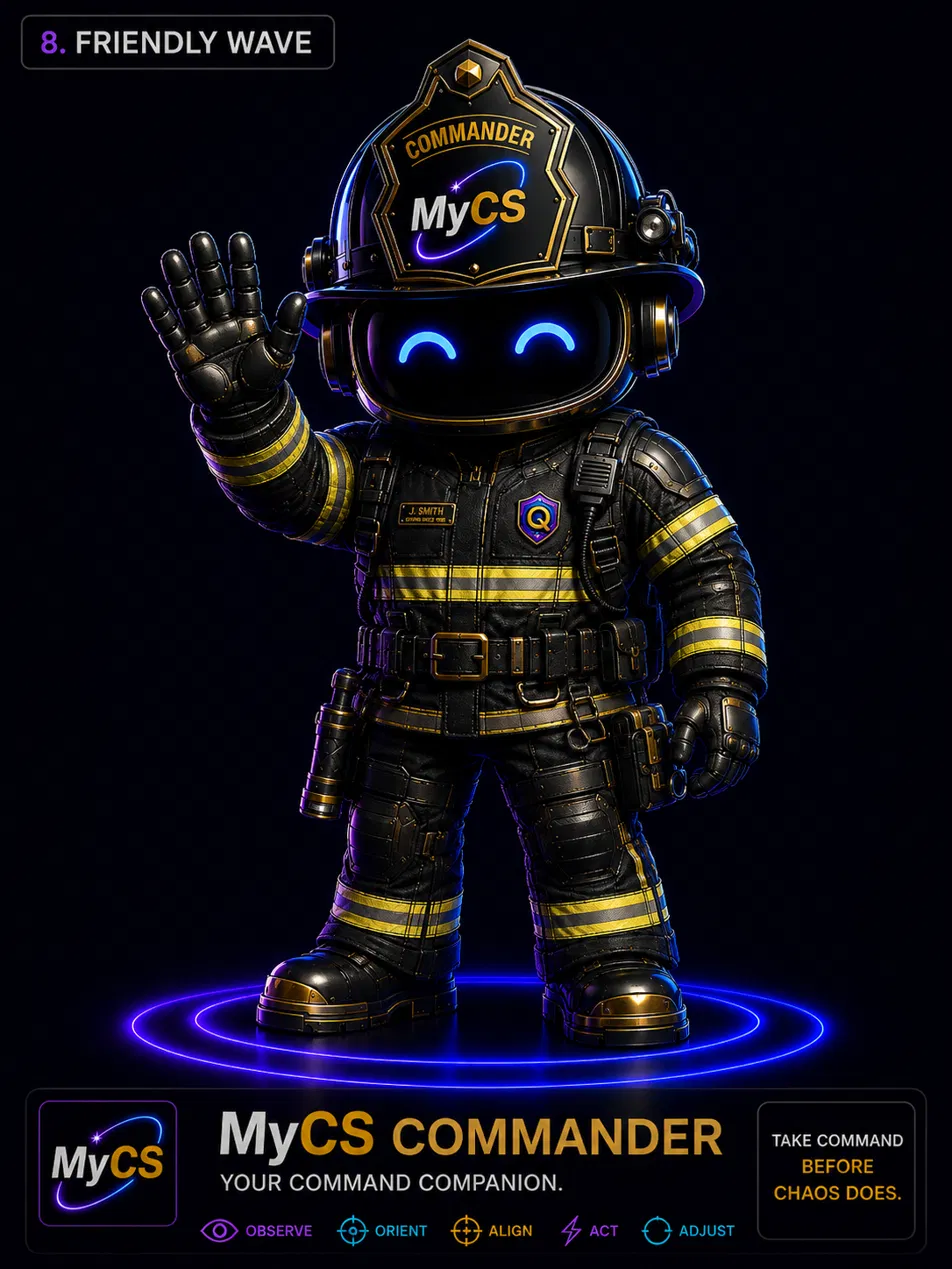 MyCS Commander Mascot